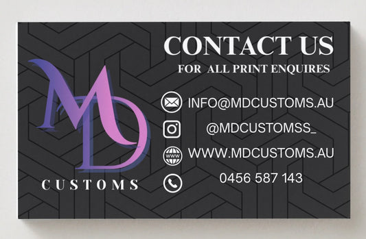 PERSONALISED BUSINESS CARDS